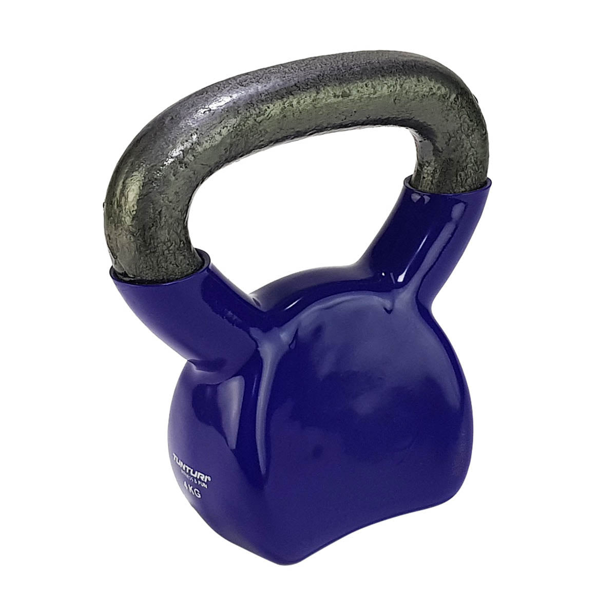 Tunturi Kettlebell Iron/Vinyl 4 kg. Lilla